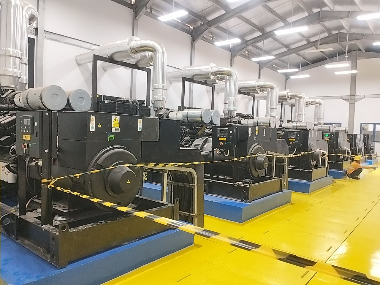 Instalasi Genset Washing Plant 2 SMM